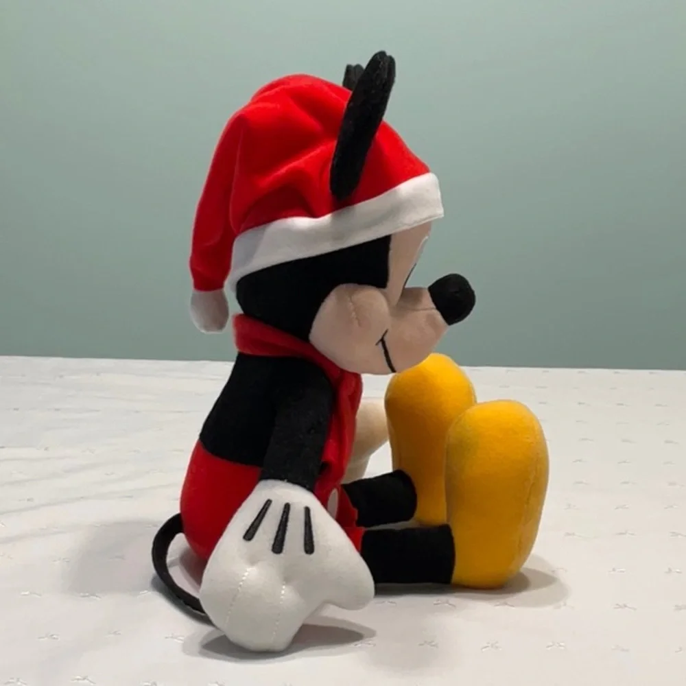 Mickey Mouse Santa Hat Plush Doll - Picture 5 of 7